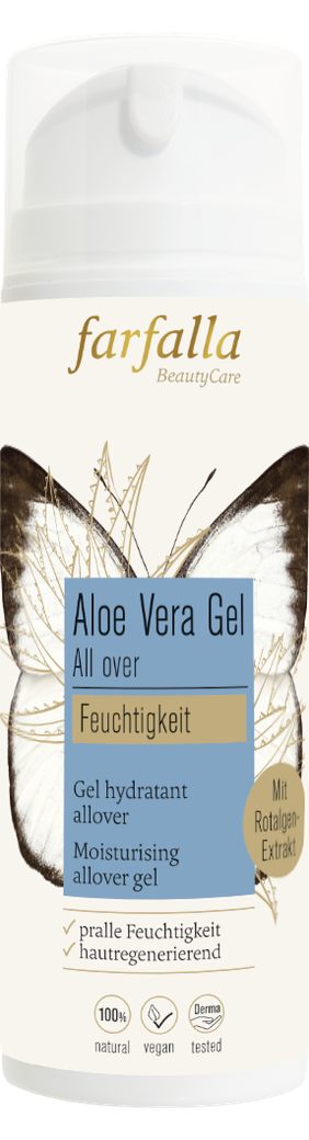 Aloe Vera, Feuchtigkeitsspendendes Allover-Gel, Feuchtigkeit