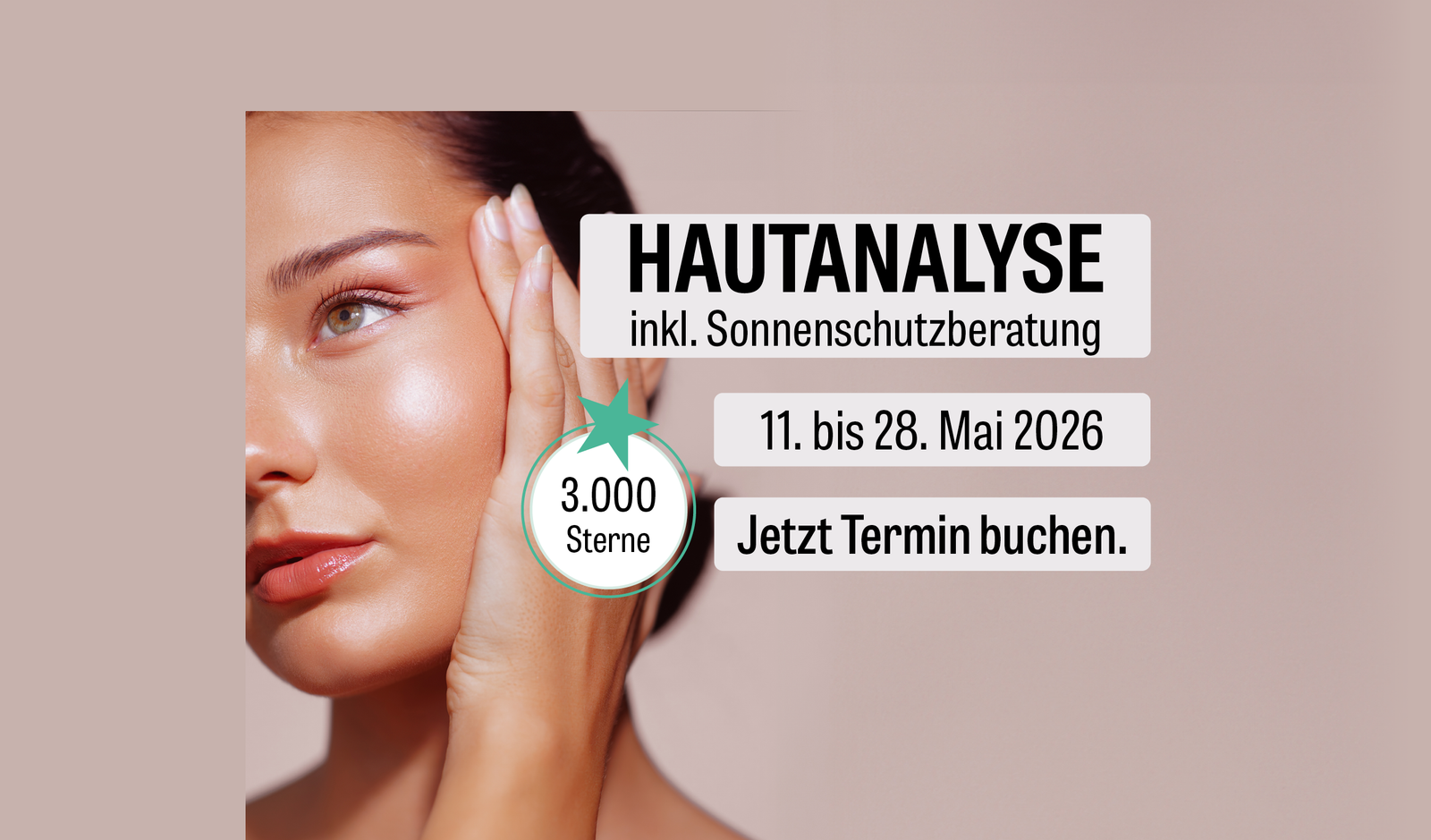 HAUTANALYSE. MIT INDIVIDUELLER SONNENSCHUTZBERATUNG