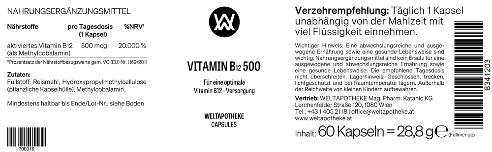 Vitamin B12 500