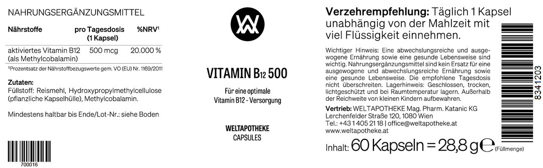 Vitamin B12 500