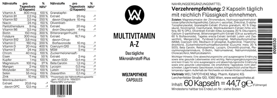 MULTIVITAMIN A-Z