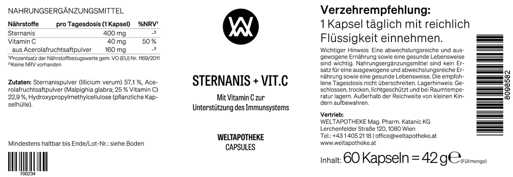 STERNANIS + VIT C