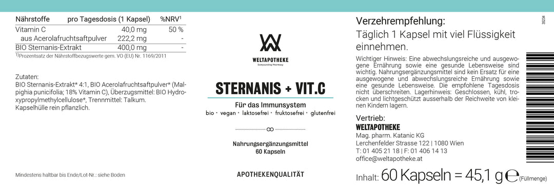 STERNANIS + VIT C